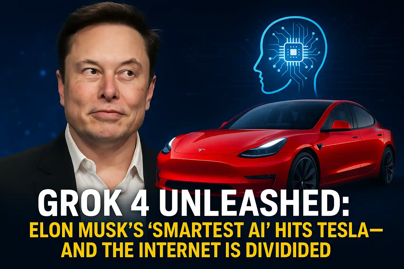 Grok-4 is unleashed.