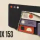 Εκδοτική κολάζ σύνθεση για τον Firefox 153 με χάρτινο παράθυρο browser, στρώσεις web modules και την ένδειξη FIREFOX 153.