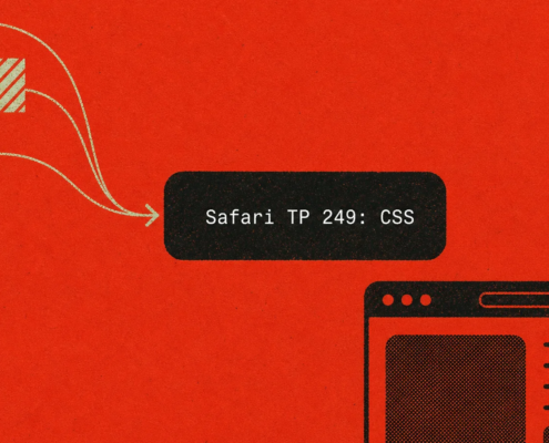 Τυπογραφική τεχνική σύνθεση για το Safari Technology Preview 249 με έμφαση στις νέες CSS συναρτήσεις και στο testing web χαρακτηριστικών.