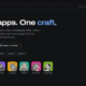 Η σελίδα Crafting Apps του ArtCraft με το μήνυμα Seven apps. One craft. και τα εικονίδια των επτά δωρεάν εφαρμογών.